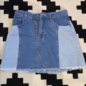 Denim Mini Skirt